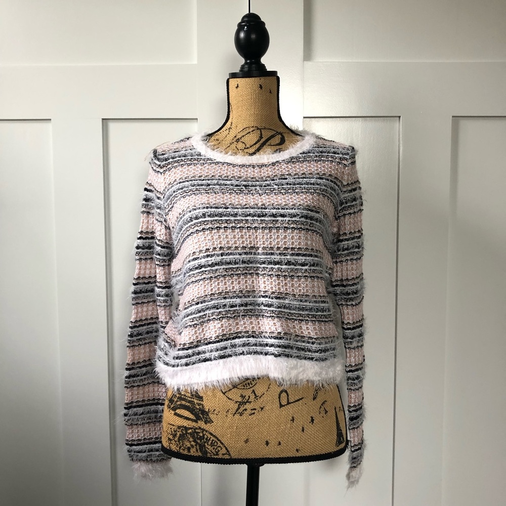 NWOT Bethany Mota x AERO Fuzzy Sweater